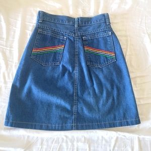 80s Vintage Denim skirt